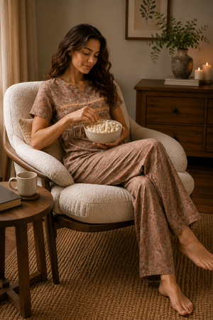 The Quiet Indulgence Cotton Lounge Set - Private Lives