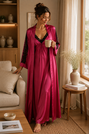 The Amour Rouge Collection Nightgown Set