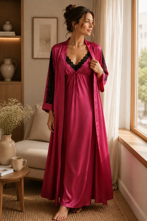 The Amour Rouge Collection Nightgown Set