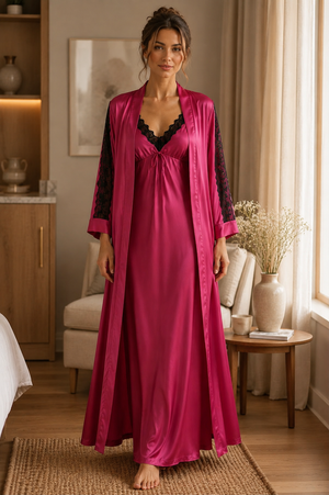 The Amour Rouge Collection Nightgown Set