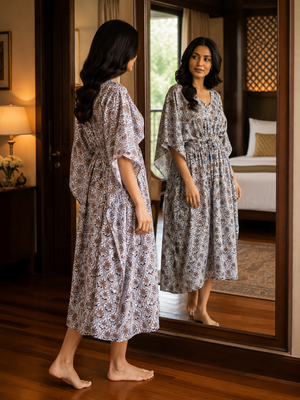 The Maharani Padmavati Cotton Kaftan