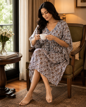 The Maharani Padmavati Cotton Kaftan