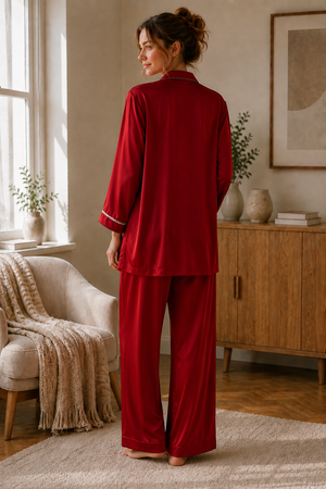 The Scarlet Affair

Luxury 3-Piece Satin Pajama Set
