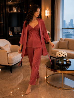 The Colorado Satin Lounge Set