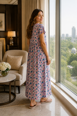 The Rosalie Cotton Nursing Nightie - Private Lives