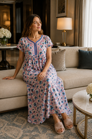 The Rosalie Cotton Nursing Nightie - Private Lives