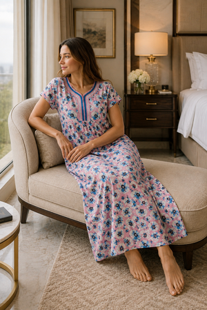 The Rosalie Cotton Nursing Nightie - Private Lives