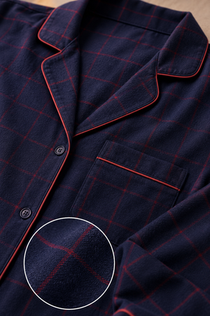 The Westbury Flannel Night Suit - Private Lives