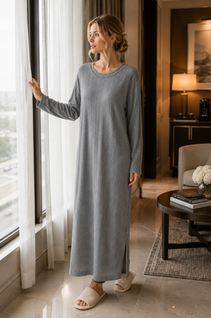 The Silver Haven Textured Nightie