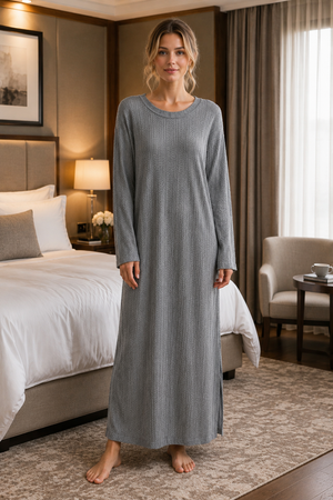 The Silver Haven Textured Nightie