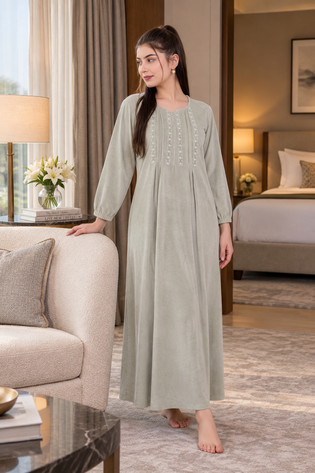 The Cozy Cocoon Velour Nightie