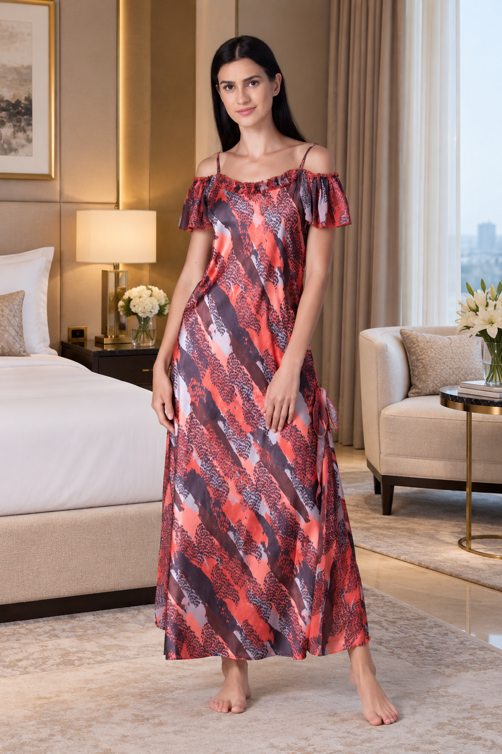The Coral Serenade 1448 Nightie