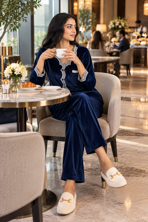 The Jennifer Royale Velour Set