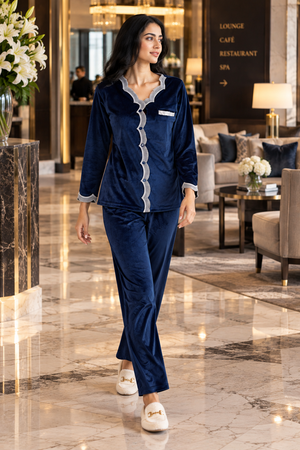 The Jennifer Royale Velour Set