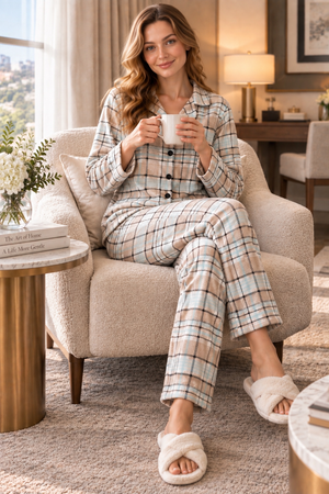 The Frosted Willow Night Suit