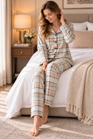 The Frosted Willow Night Suit