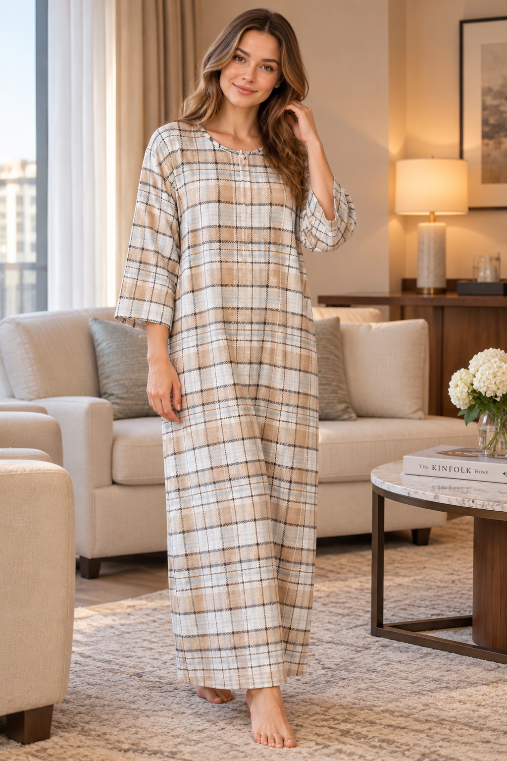 The Savoy Serenity Fleece Nighty