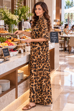 The Sauvage Satin Kaftan Lounger