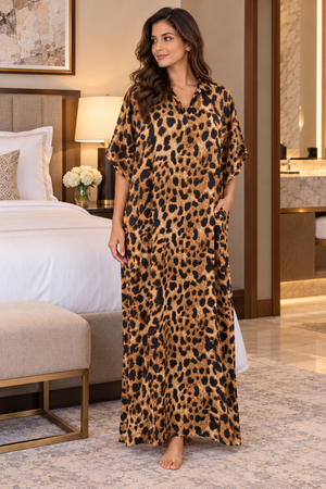 The Sauvage Satin Kaftan Lounger