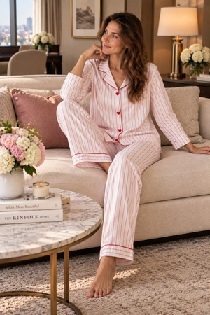 The Waldorf Romance Cotton Night Suit
