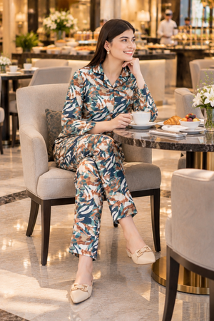 The Santorini Palms Co-ord Set - Private Lives