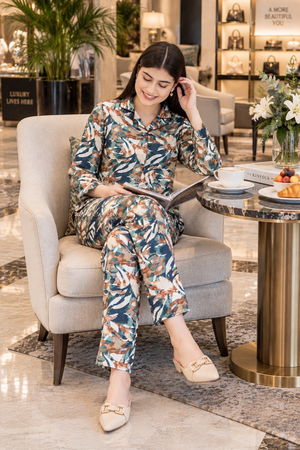 The Santorini Palms Co-ord Set - Private Lives