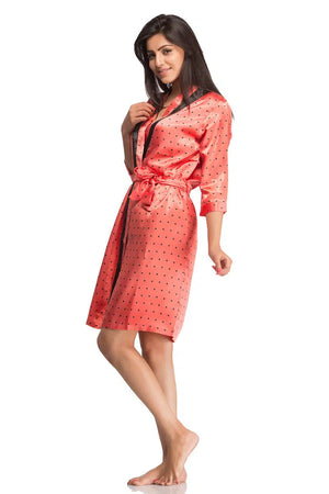 Peach Short Gown - Private Lives