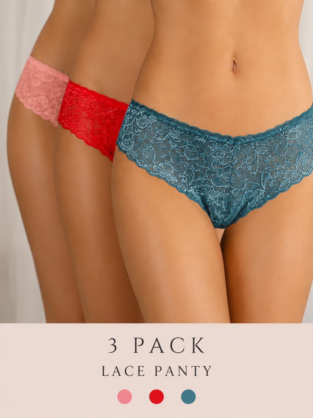 Lace Panty Trio Pack