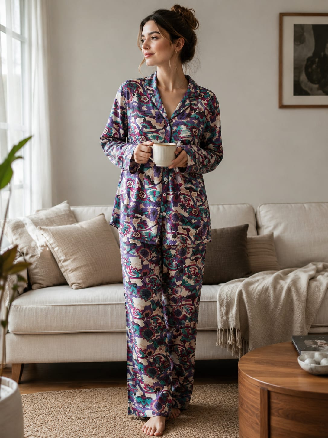 Printed Hosiery Night Suit