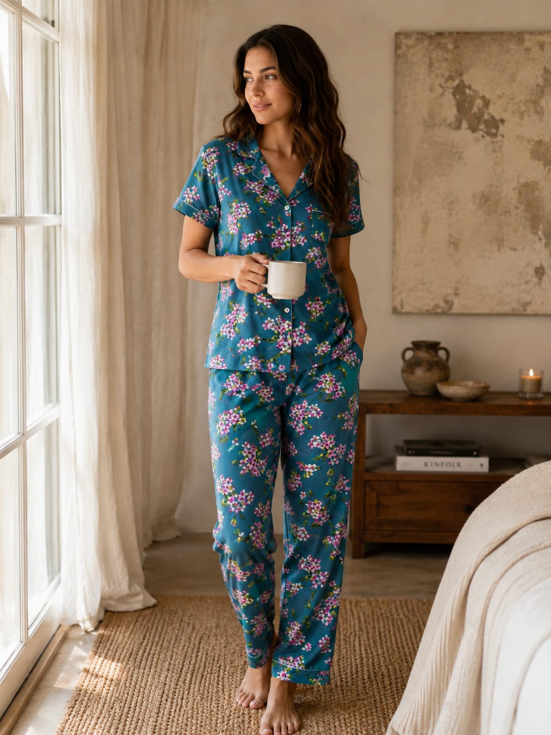 Printed Hosiery Night Suit