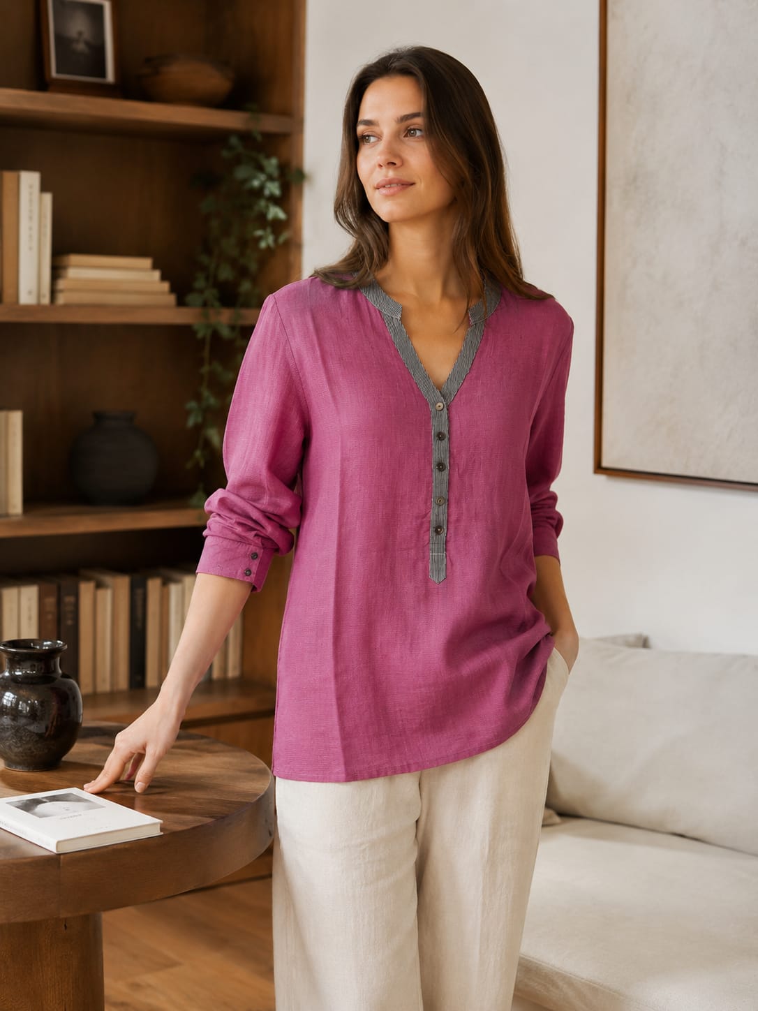 Lavender Onion Breeze Top