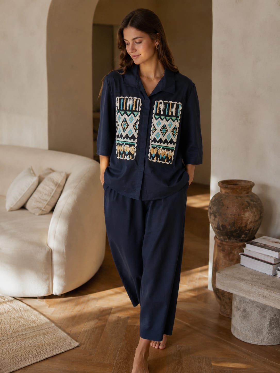 Sapphire Serenity Co-ord Lounge Set