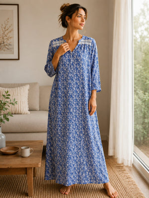 Azure Haven Cotton Nighty