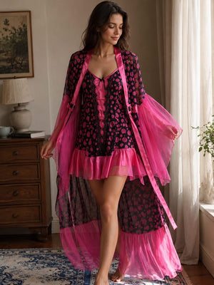 Rosabelle Noir Limited Edition Nightgown Set