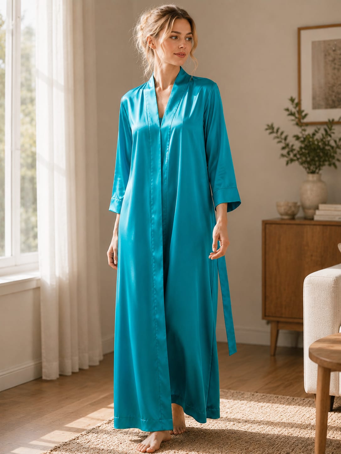 Luna Luxe Satin Robe