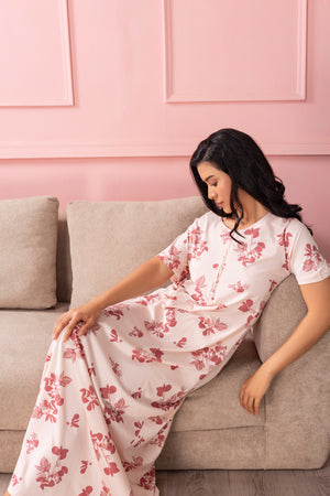 Floral Zipper in Pure cotton