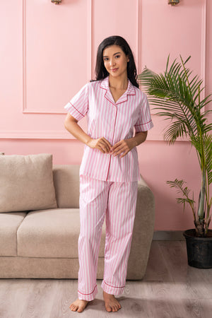 Pure cotton Stripe Pj set