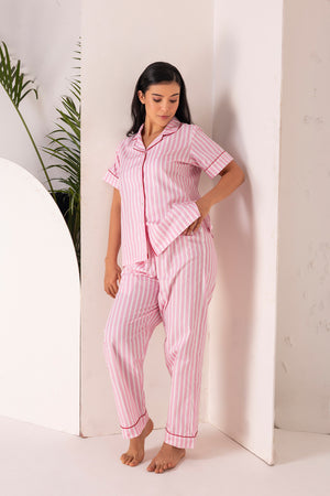 Pure cotton Stripe Pj set
