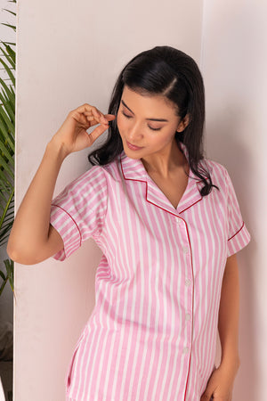 Pure cotton Stripe Pj set