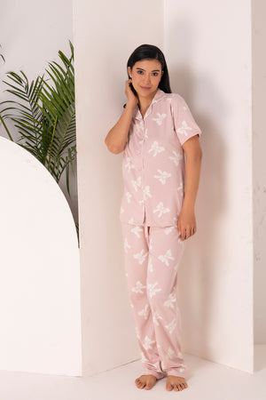 Pastel Bows Classic collar in Cotton