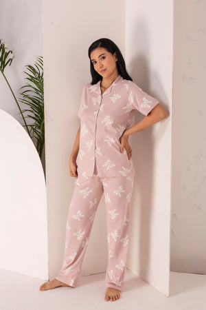 Pastel Bows Classic collar in Cotton