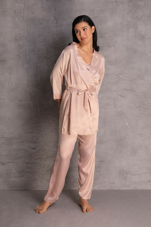 Satin Pj set with Robe