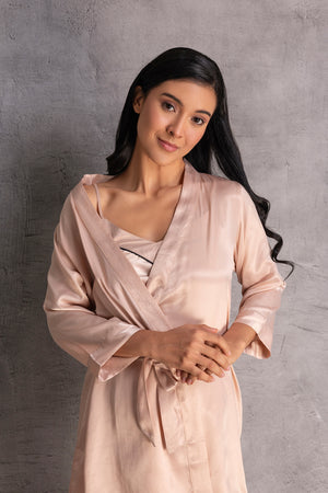 Satin Pj set with Robe