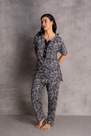 Hip covering Top & Pj in Cotton