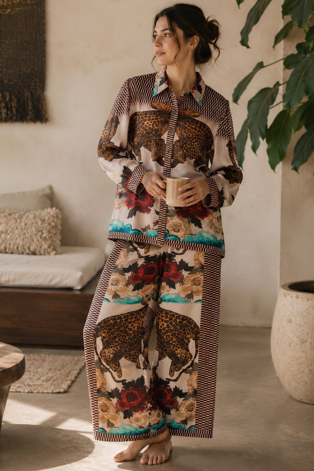 Floral Roar Co-ord set