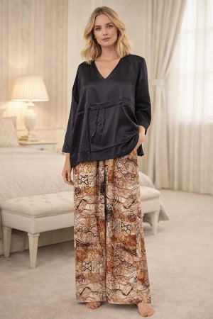 Palazzo Noir Luxe Co-ord Set
