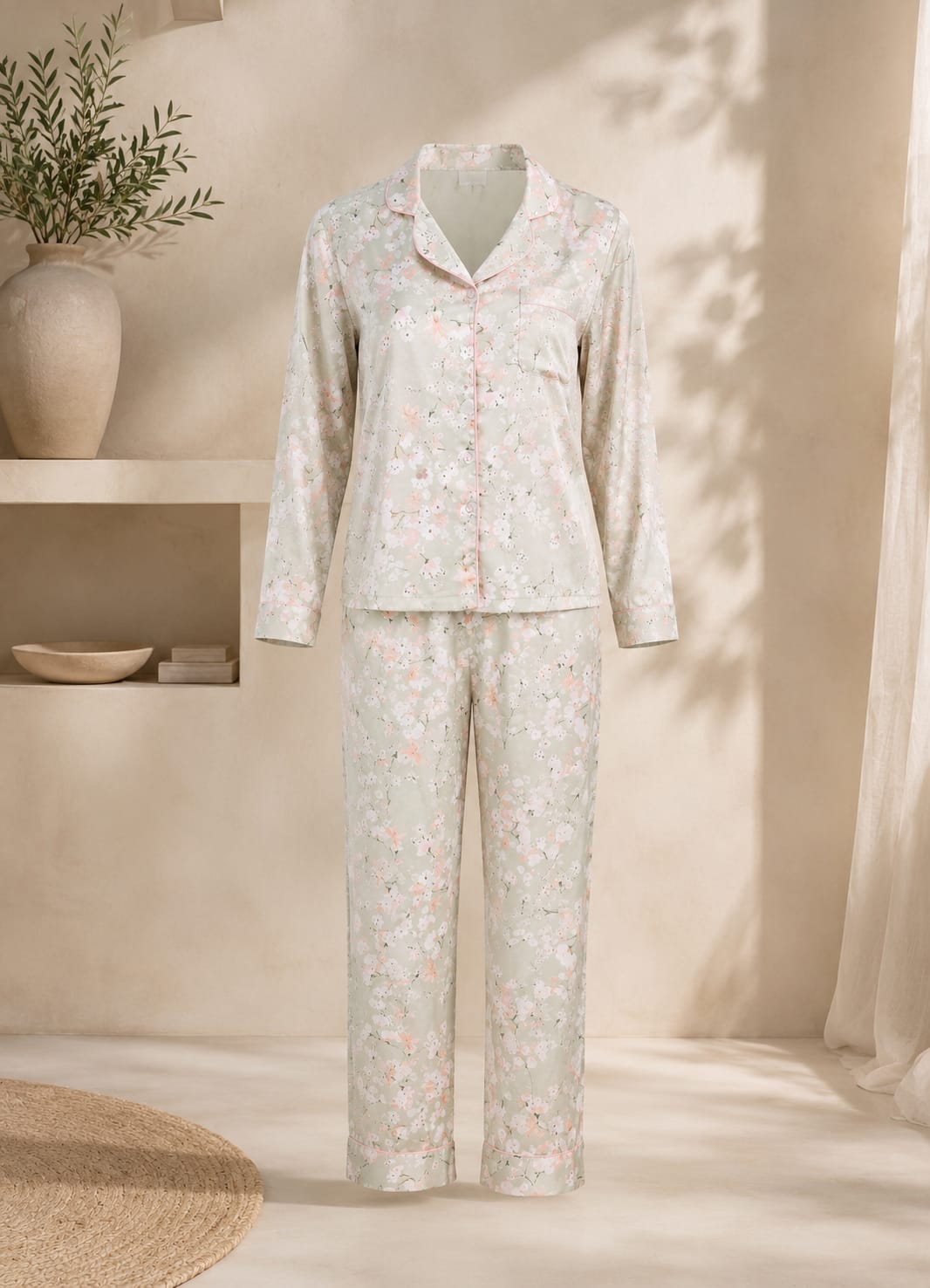 Mint Blossom Dream Pj set