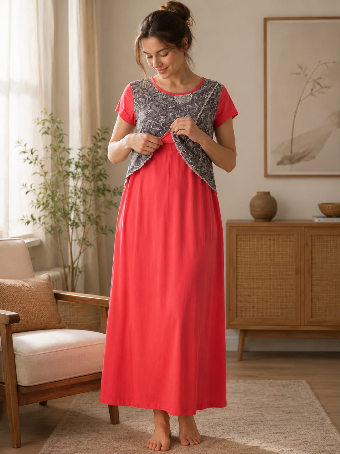 Mother's Embrace Nursing Nighty