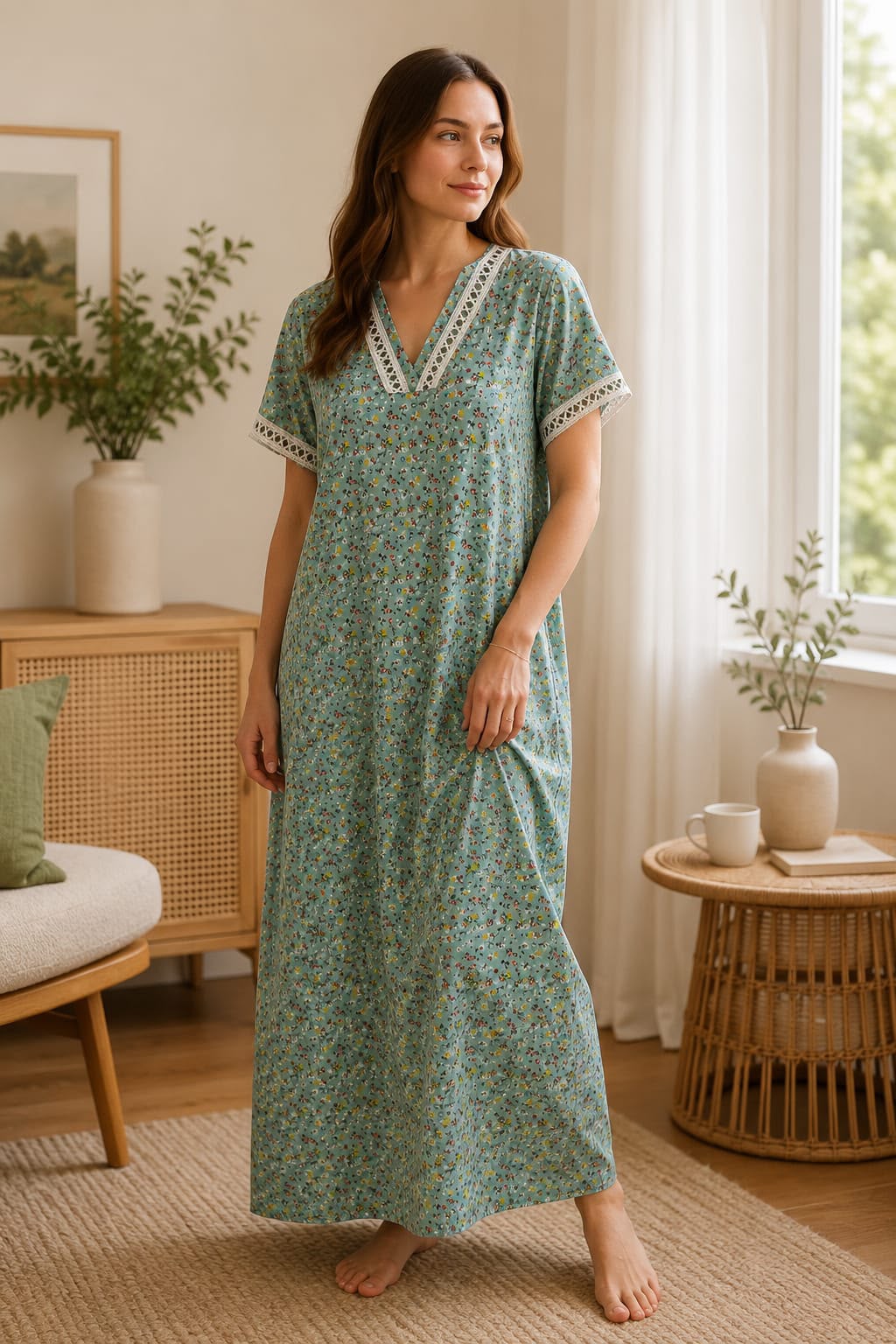 VelvetEase V-Zip Nighty