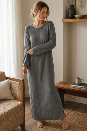 The Silver Haven Textured Nightie